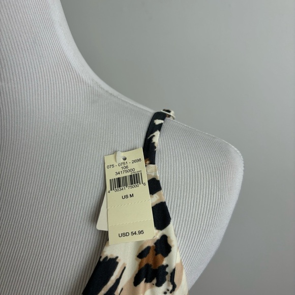 AERIE Leopard Wrap One Piece Swimsuit Size Medium - Picture 5 of 11